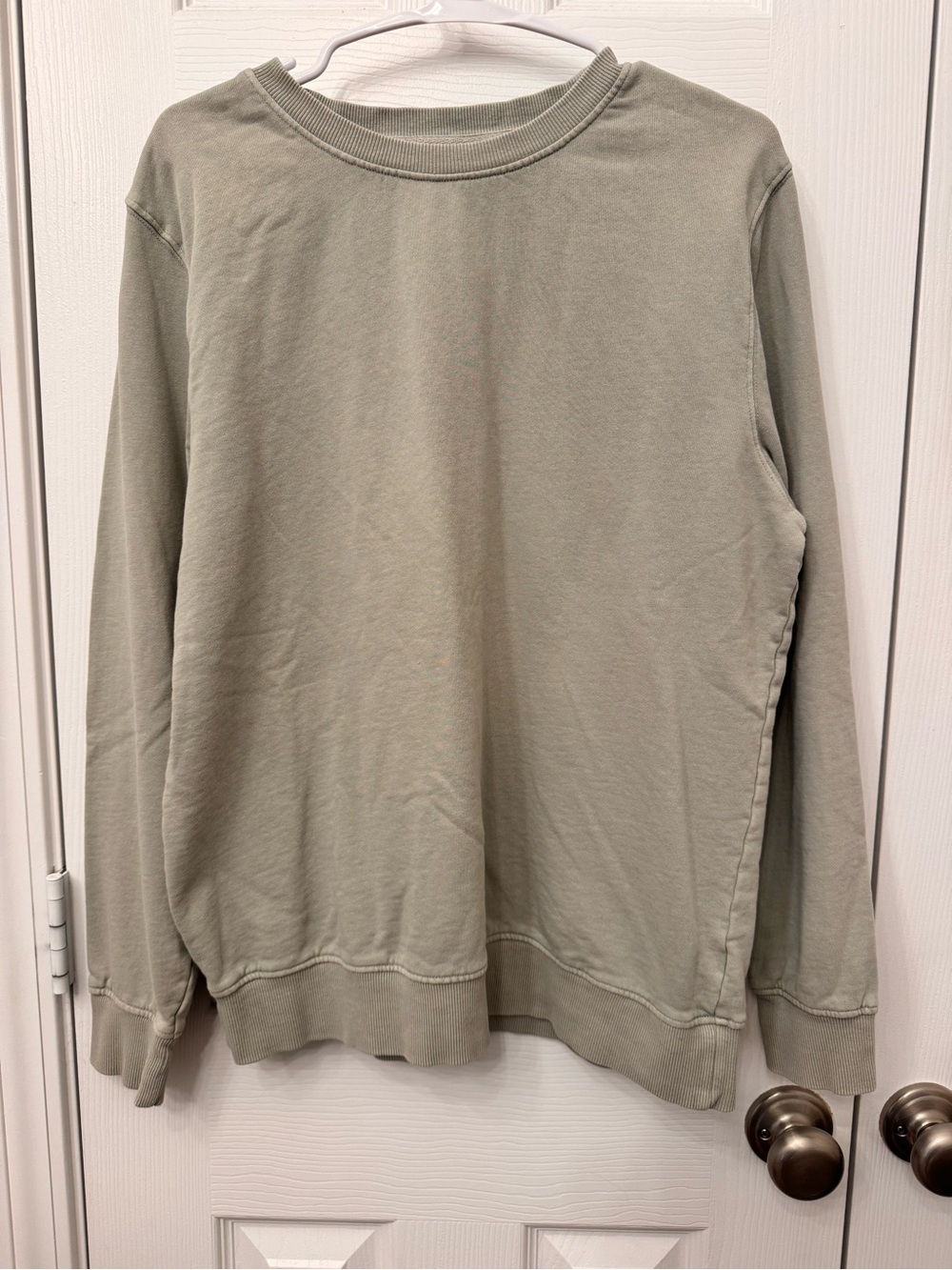 Goodfellow Crewneck Sweater Muted Seafoam Size M